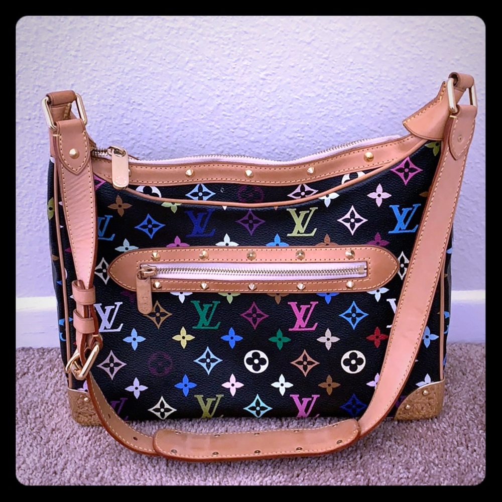 LOUIS VUITTON Multicolor Boulogne Black